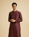 Marvellous Maroon Kurta Pajama