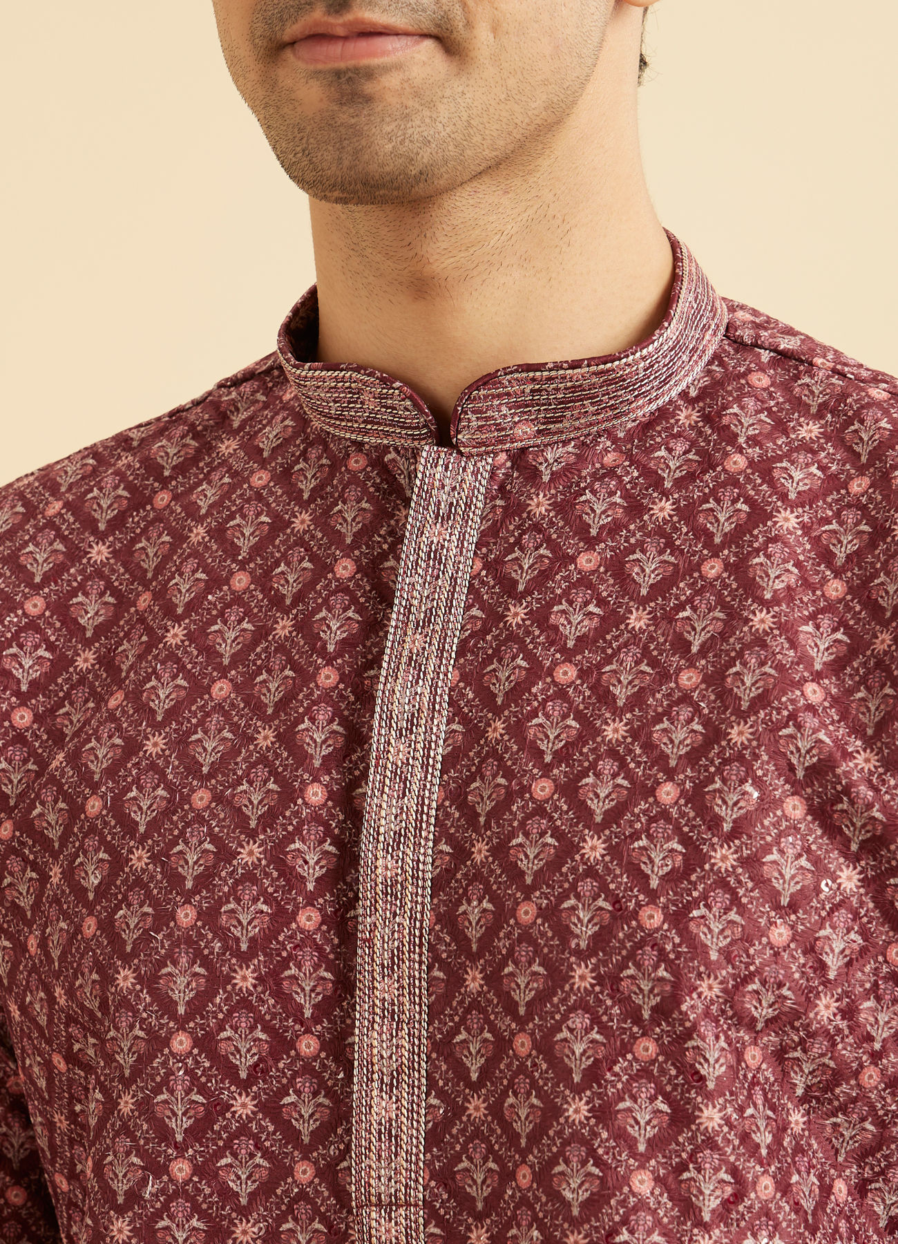 Manyavar Men Rustic Splendour Kurta Pajama