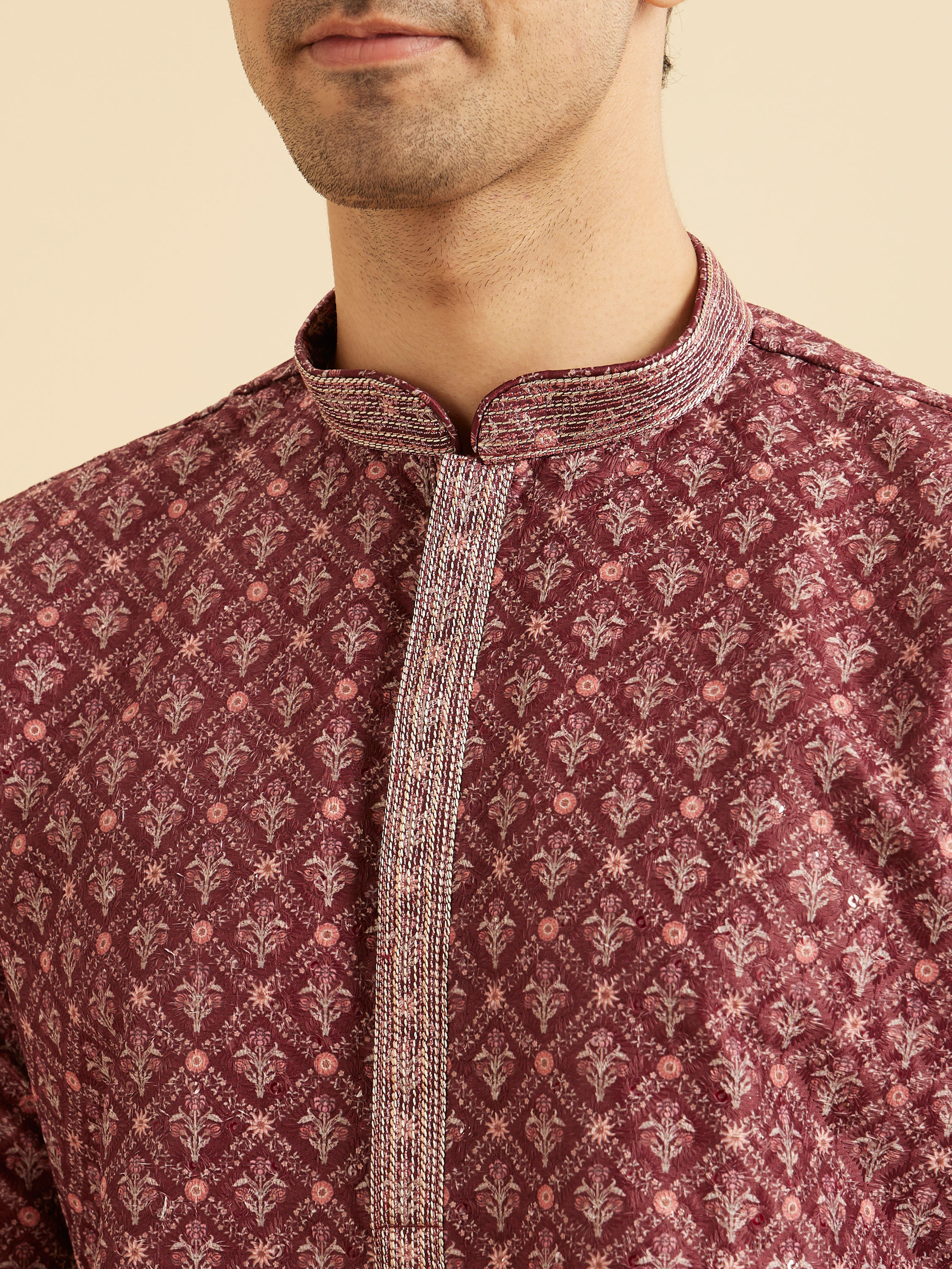 Manyavar Men Rustic Splendour Kurta Pajama