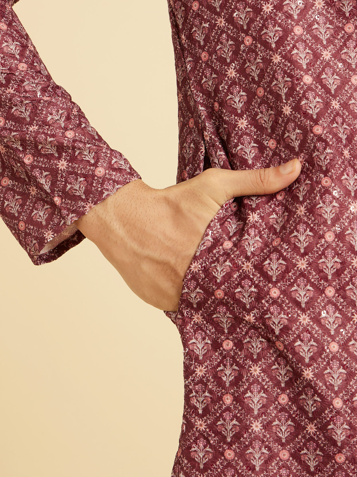 Manyavar Men Rustic Splendour Kurta Pajama