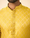 Manyavar Men Mustard Elegance Kurta Pajama