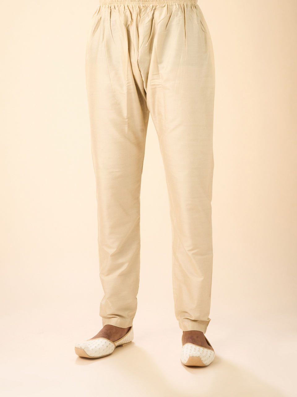 Manyavar Men Mustard Elegance Kurta Pajama