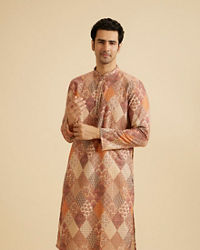 Manyavar Men Fawn Splendor Kurta Pajama