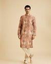 Manyavar Men Fawn Splendor Kurta Pajama