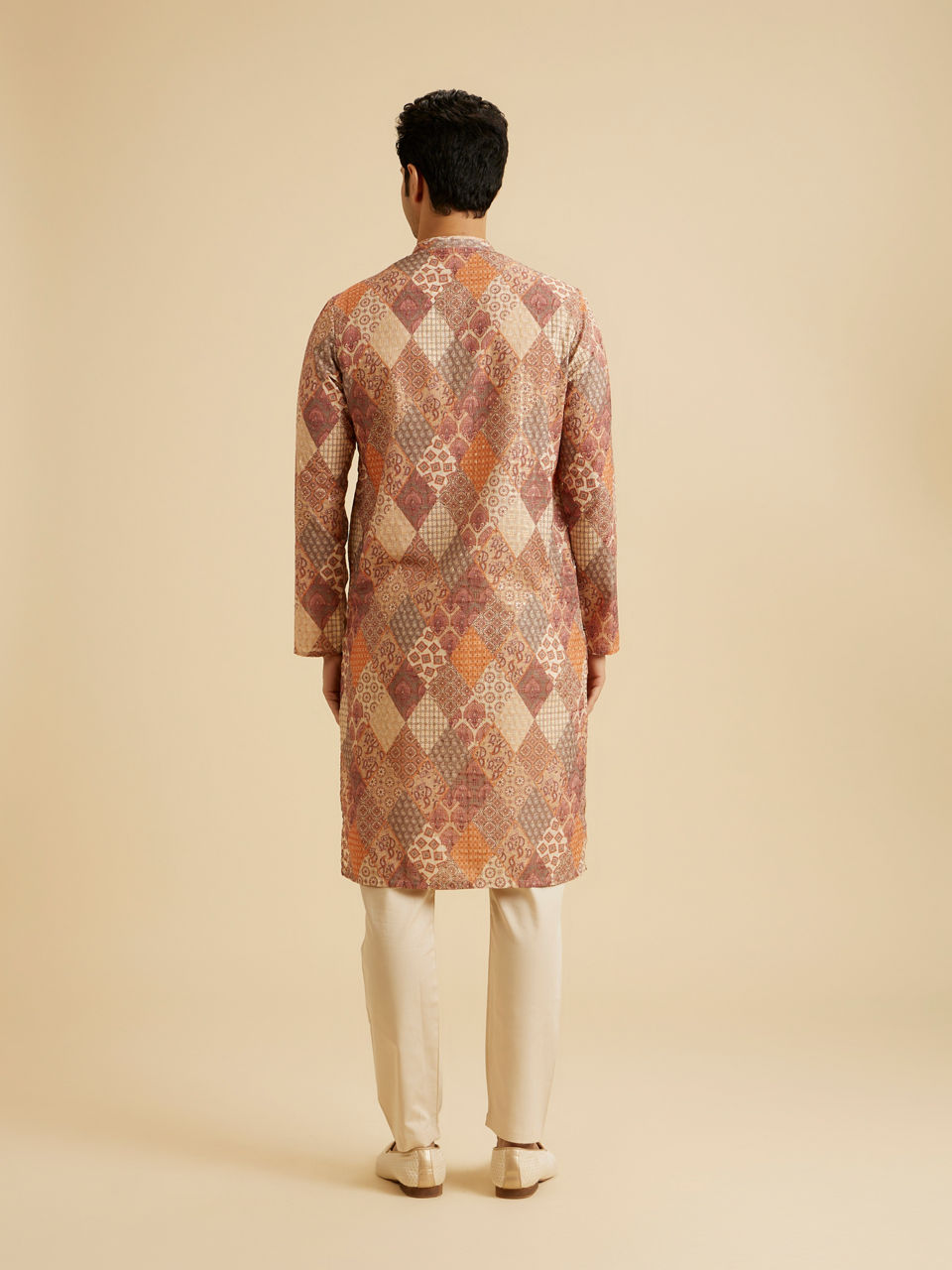 Manyavar Men Fawn Splendor Kurta Pajama