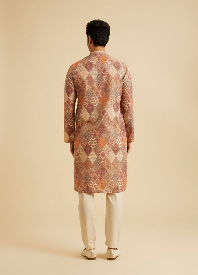 Manyavar Men Fawn Splendor Kurta Pajama