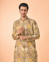 Manyavar Men Emerald Elegance Kurta Pajama