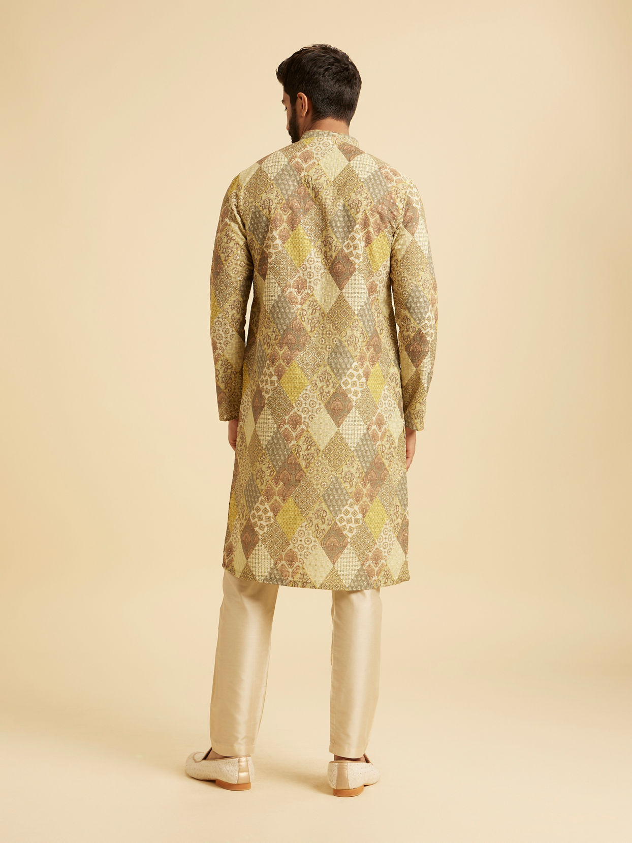 Manyavar Men Emerald Elegance Kurta Pajama