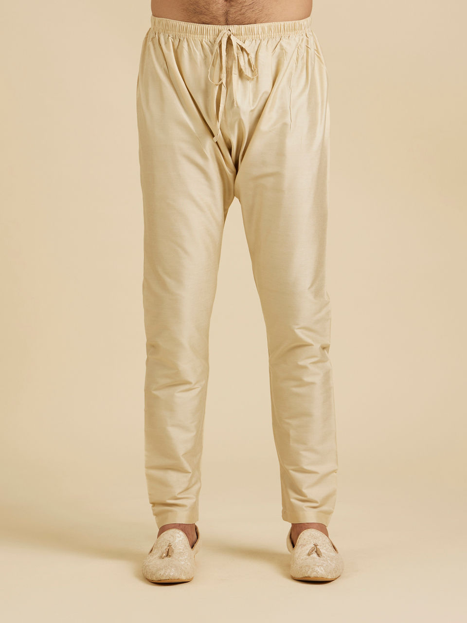 Manyavar Men Indigo Blue Bel Buti Printed Kurta Set