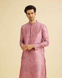 Manyavar Men Rani Pink Splendor Kurta Pajama