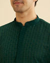 Manyavar Men Emerald Majesty Kurta Pajama image number 1