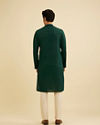 Manyavar Men Emerald Majesty Kurta Pajama image number 5