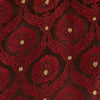 Maroon Red Jaal Medallion Patterned Kurta Set with Rhinestones