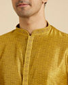 Manyavar Men Mustard Resplendence Kurta Pajama image number 1