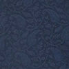 French Navy Blue Self Textured Kurta Set with Sequinned Neckline