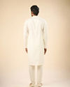 Manyavar Men Elegant Cream Kurta Pajama