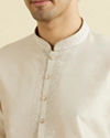 Manyavar Men Beige Festivity Kurta Pajama