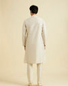 Manyavar Men Beige Festivity Kurta Pajama