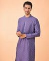 Manyavar Men Purple Splendour Kurta Pajama