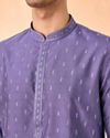 Manyavar Men Purple Splendour Kurta Pajama