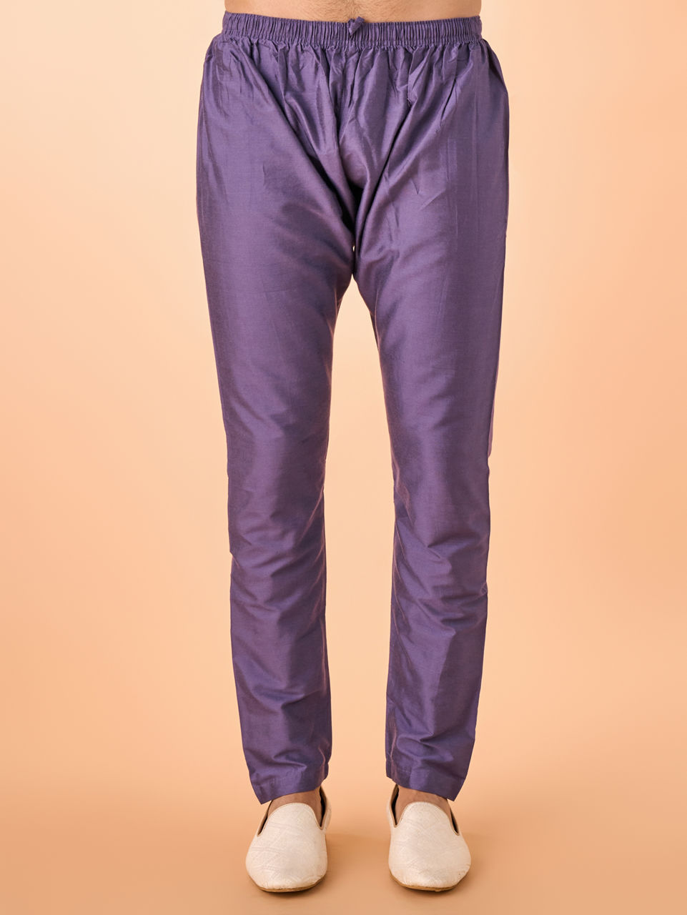 Manyavar Men Purple Splendour Kurta Pajama