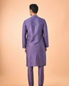 Manyavar Men Purple Splendour Kurta Pajama