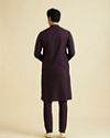 Manyavar Men Grand Purple Elegance Kurta Pajama