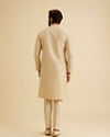 Manyavar Men Beige Awesome Aura Kurta Pajama