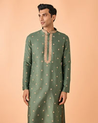 Manyavar Men Emerald Delight Kurta Pajama
