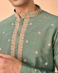 Manyavar Men Emerald Delight Kurta Pajama