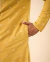 Manyavar Men Sun Kissed Mustard Kurta Pajama