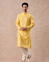 Manyavar Men Sunrise Yellow Kurta Pajama