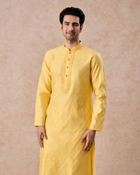 Manyavar Men Sunrise Yellow Kurta Pajama