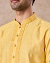 Manyavar Men Sunrise Yellow Kurta Pajama