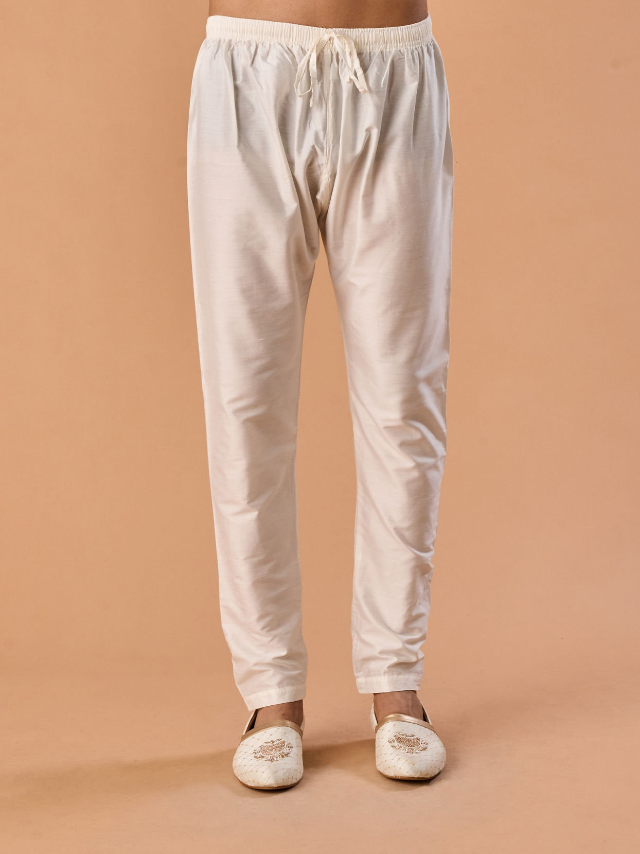 Manyavar Men Enchanting Cream Kurta Pajama