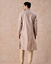 Manyavar Men Elegant Beige Kurta Pajama
