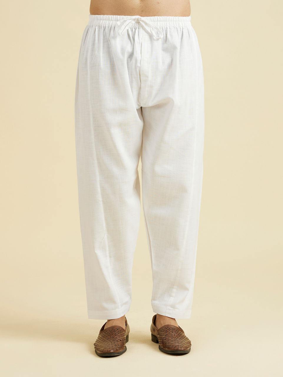 Manyavar Men White Regalia Kurta Pajama