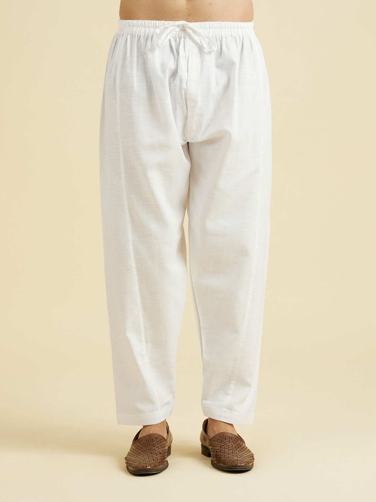 Manyavar Men White Regalia Kurta Pajama