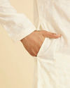 Manyavar Men Cream Mystic Kurta Pajama