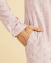 Manyavar Men Lilac Elegance Kurta Pajama