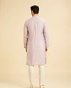 Manyavar Men Lilac Elegance Kurta Pajama