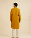 Manyavar Men Mustard Marvel Kurta Pajama