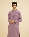 Manyavar Men Lilac Majesty Kurta Pajama image number 0