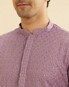 Manyavar Men Lilac Majesty Kurta Pajama image number 1