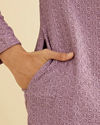 Manyavar Men Lilac Majesty Kurta Pajama