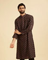 Elegant Black Kurta Pajama Ensemble