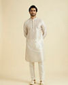 Manyavar Men Peachy Radiance Kurta Pajama