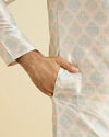 Manyavar Men Peachy Radiance Kurta Pajama