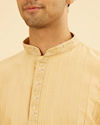 Manyavar Men Fawn Elegance Kurta Dhoti Set