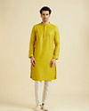 Manyavar Men Green Enigma Kurta Pajama